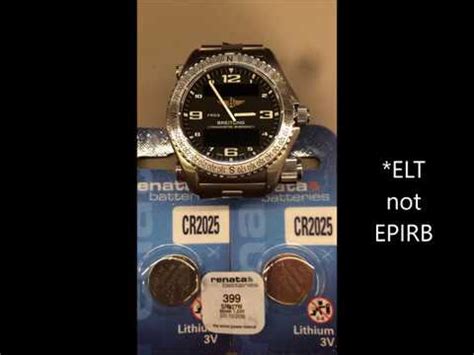 breitling emergency watch battery replacement|Breitling watch battery replacement cost.